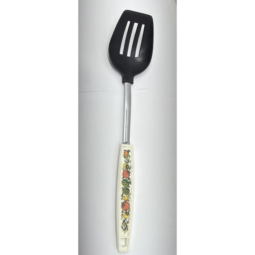 Vintage EKCO USA Slotted Spoon Spice Of Life Style Design